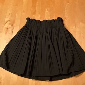Zara, high waisted accordion flare skirt